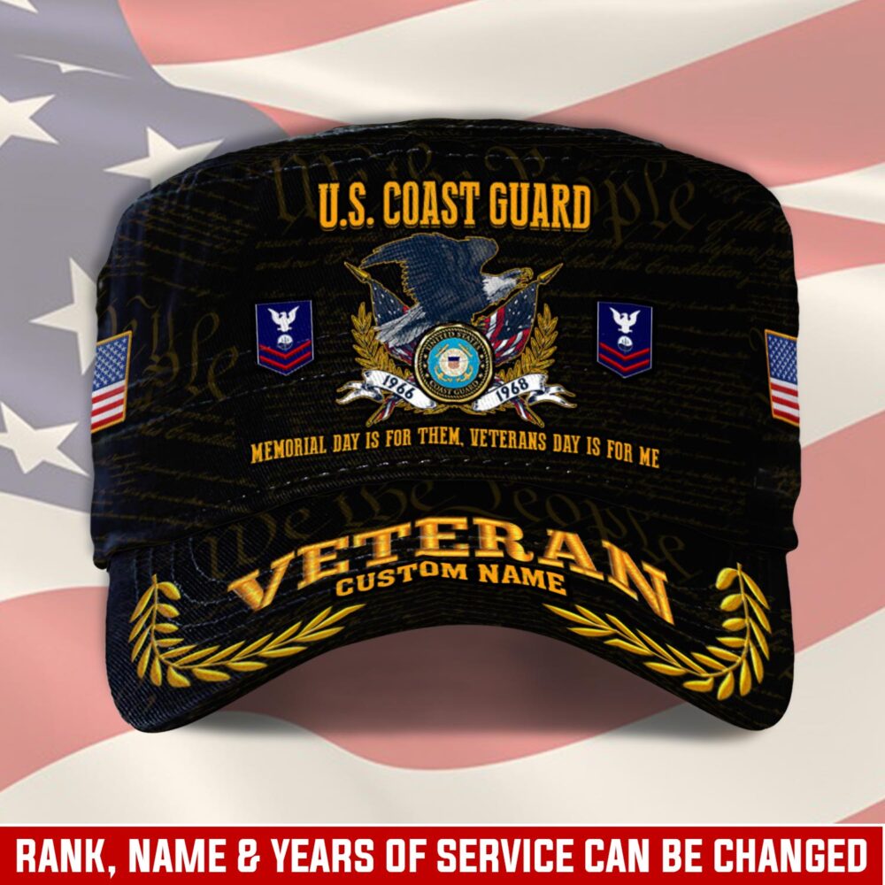 US Coast Guard, Thank a Veteran - Military Cap