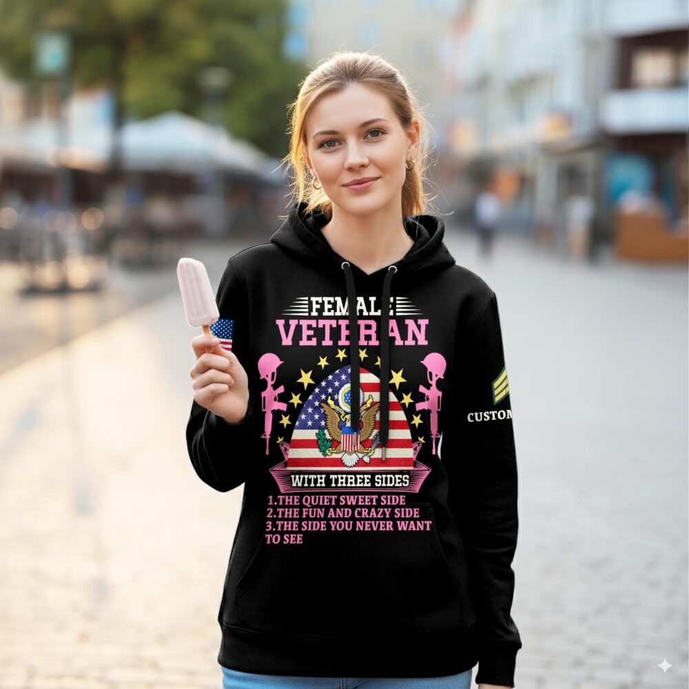 US Army, Remember - Honor - Respect - Women Hoodie - Image 2