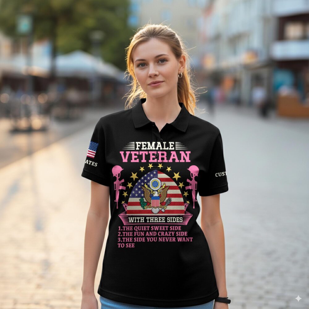 US Army, Lest We Forget - Women Polo Shirt - Image 2