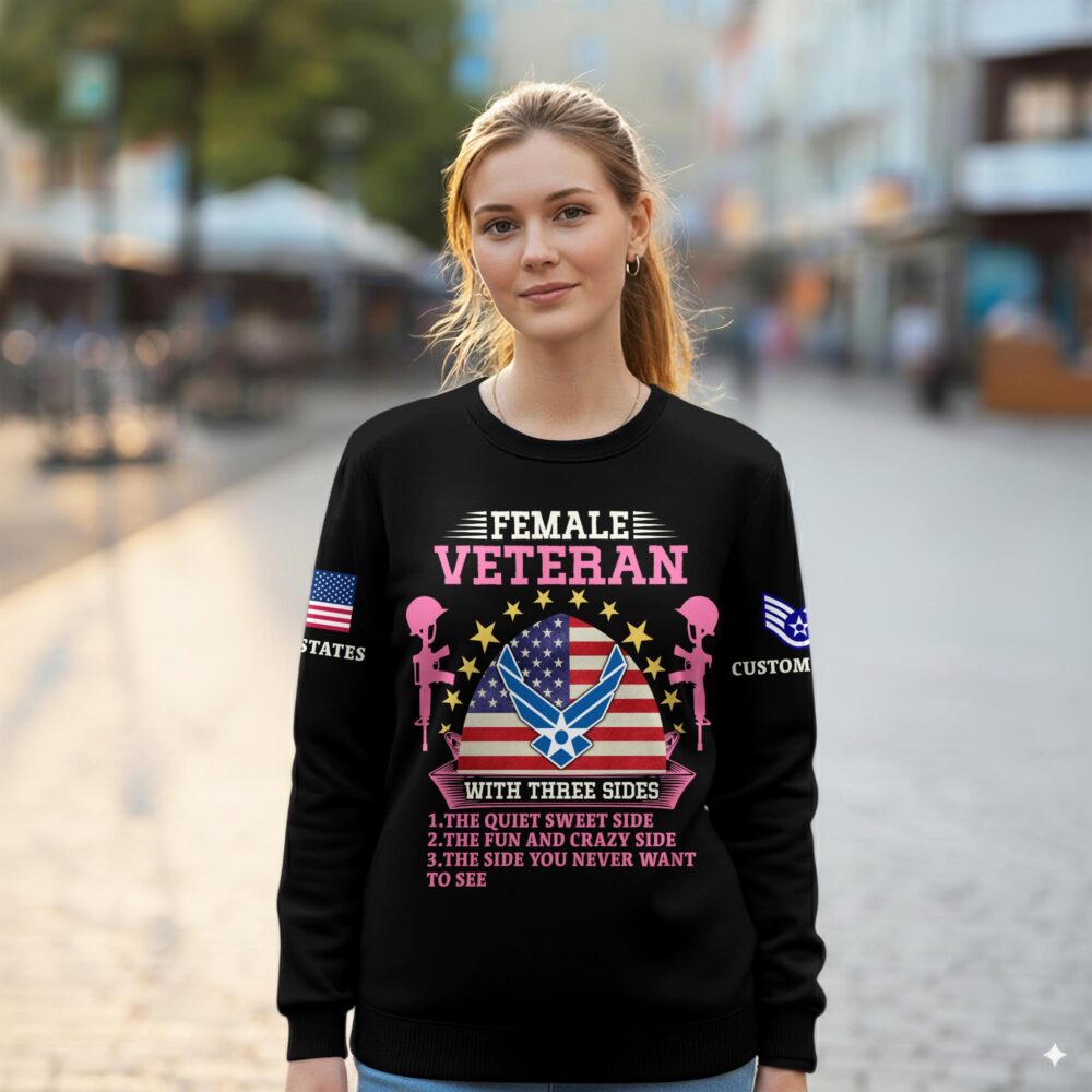 US Air Force , E 7 Air Force First Sergeant - Women Sweatshirt - Image 2