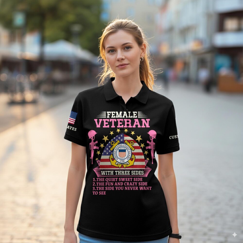 US Coast Guard, Always Ready - Women Polo Shirt - Image 2
