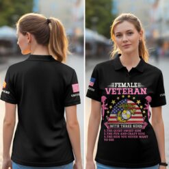 US Marine Corps, Thank a Veteran - Women Polo Shirt