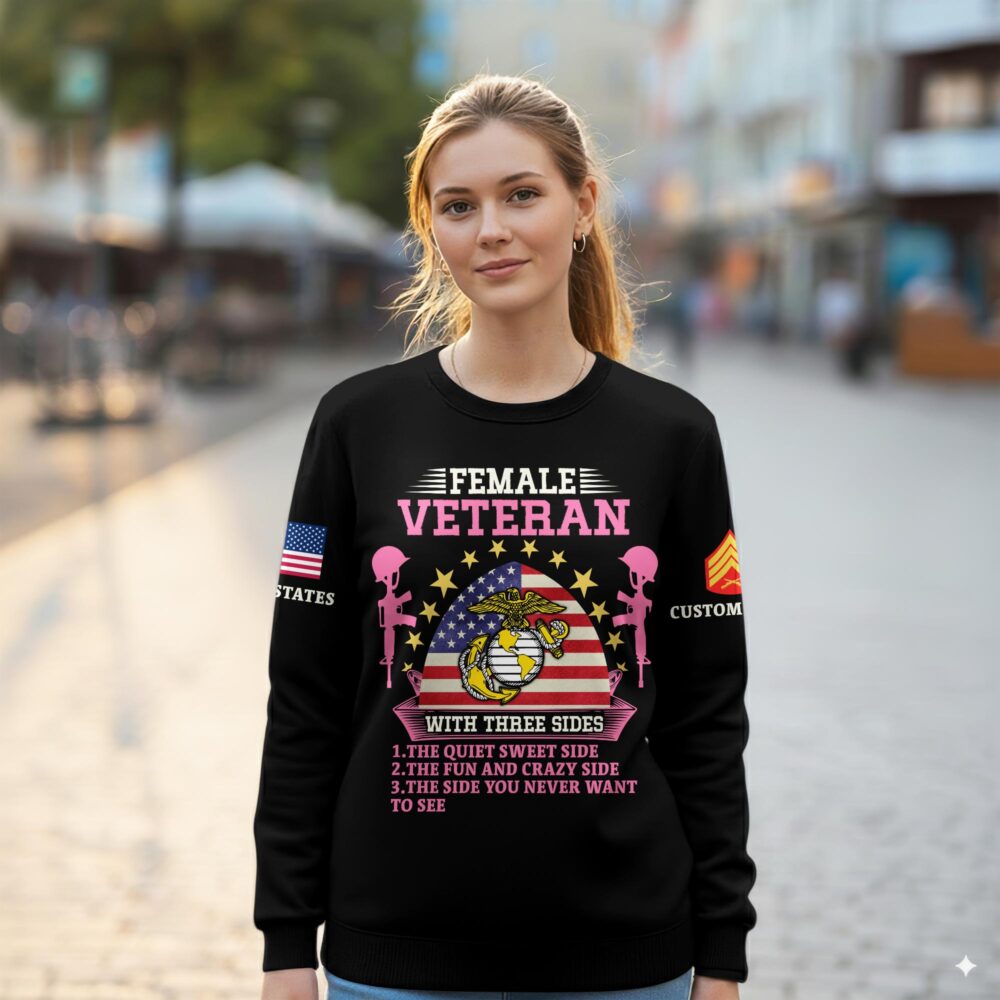 US Marine Corps, All Gave Some, Some Gave All - Women Sweatshirt - Image 2