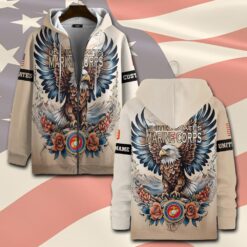 US Marine Corps, Freedom Isn't Free - Zip Hoodie