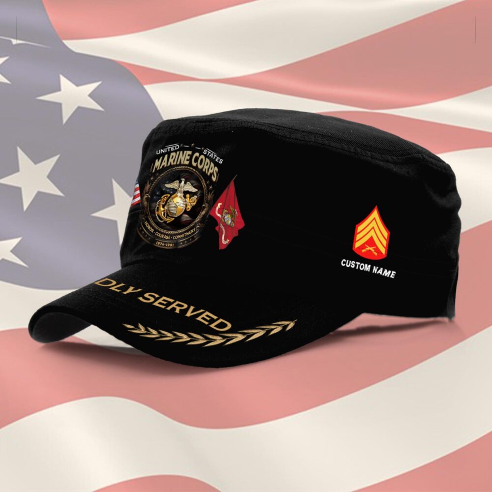 US Marine Corps, Once A Marine, Always A Marine - Military Cap - Image 2
