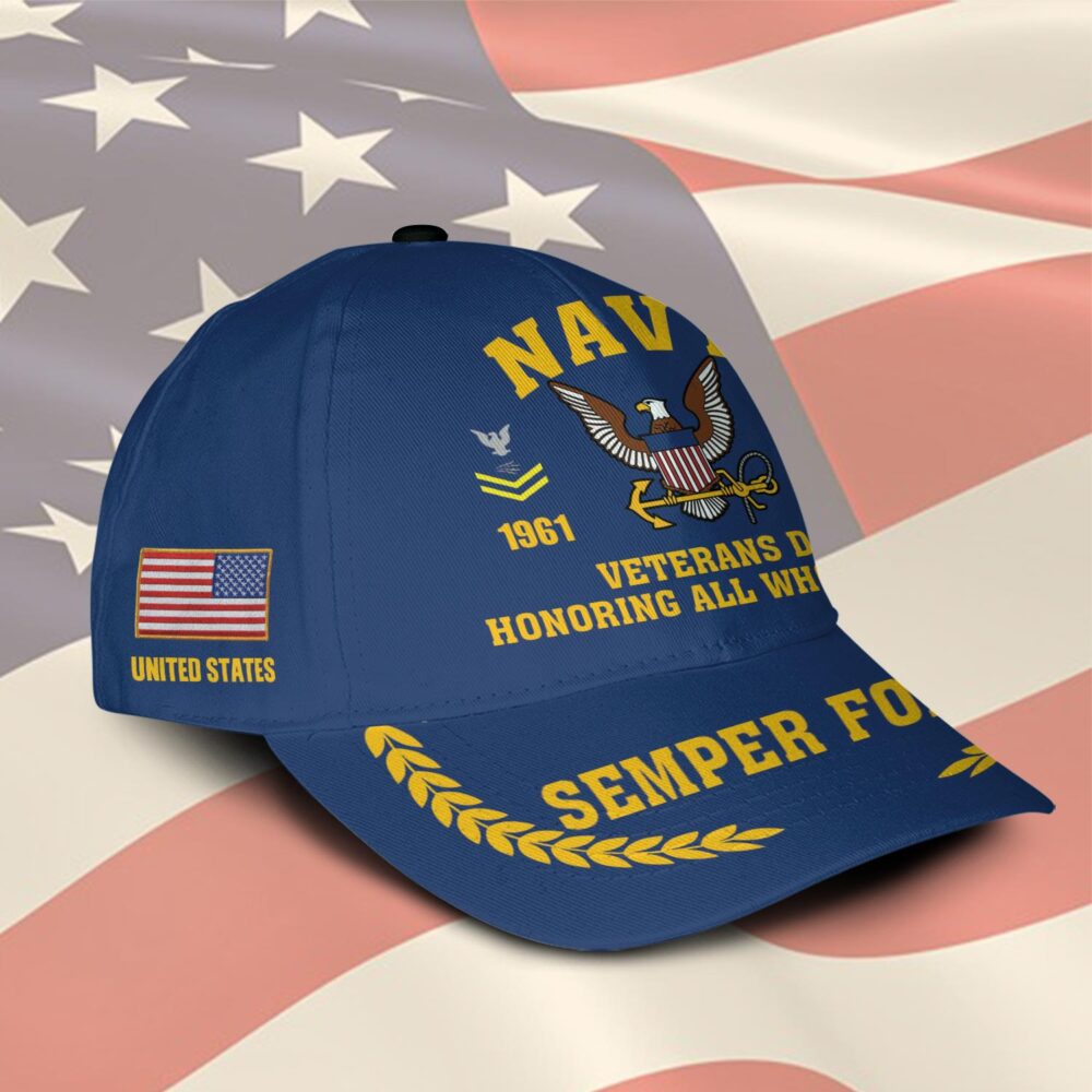 US Navy, E 7 Gold - Classic Cap - Image 2