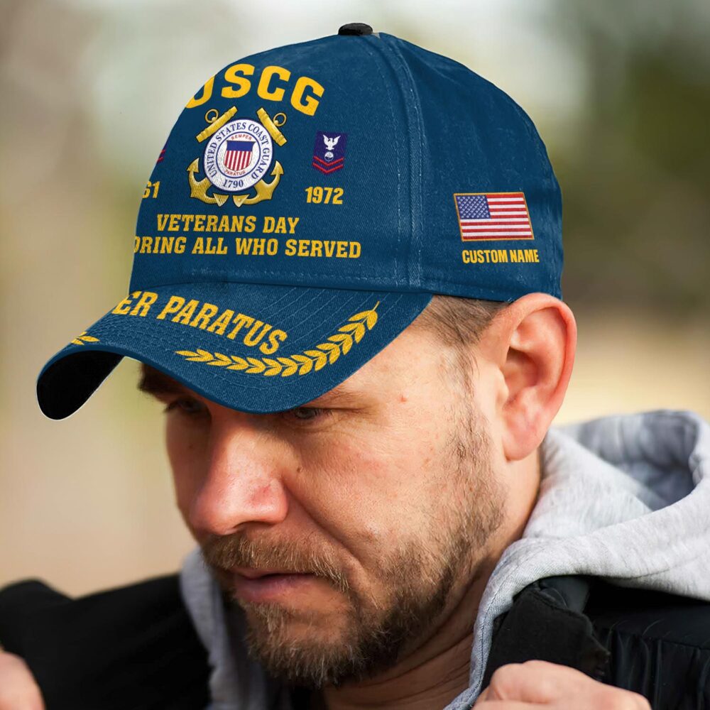 US Coast Guard, Proud To Have Served - Classic Cap - Image 3