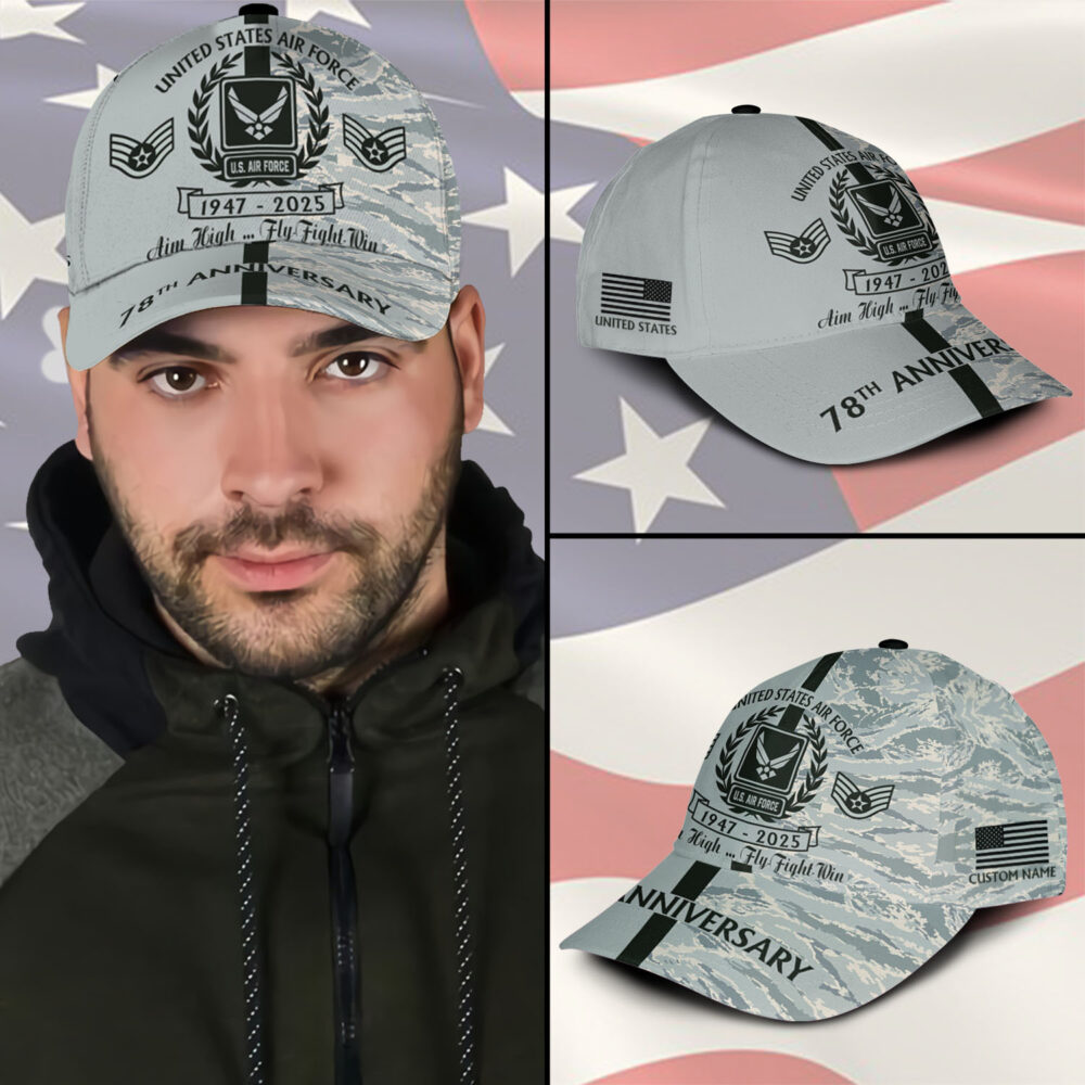 US Air Force, E 7 Air Force Master Sergeant - Classic Cap - Image 3