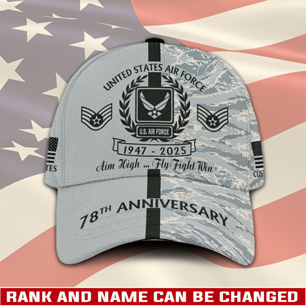 US Air Force, E 7 Air Force Master Sergeant - Classic Cap