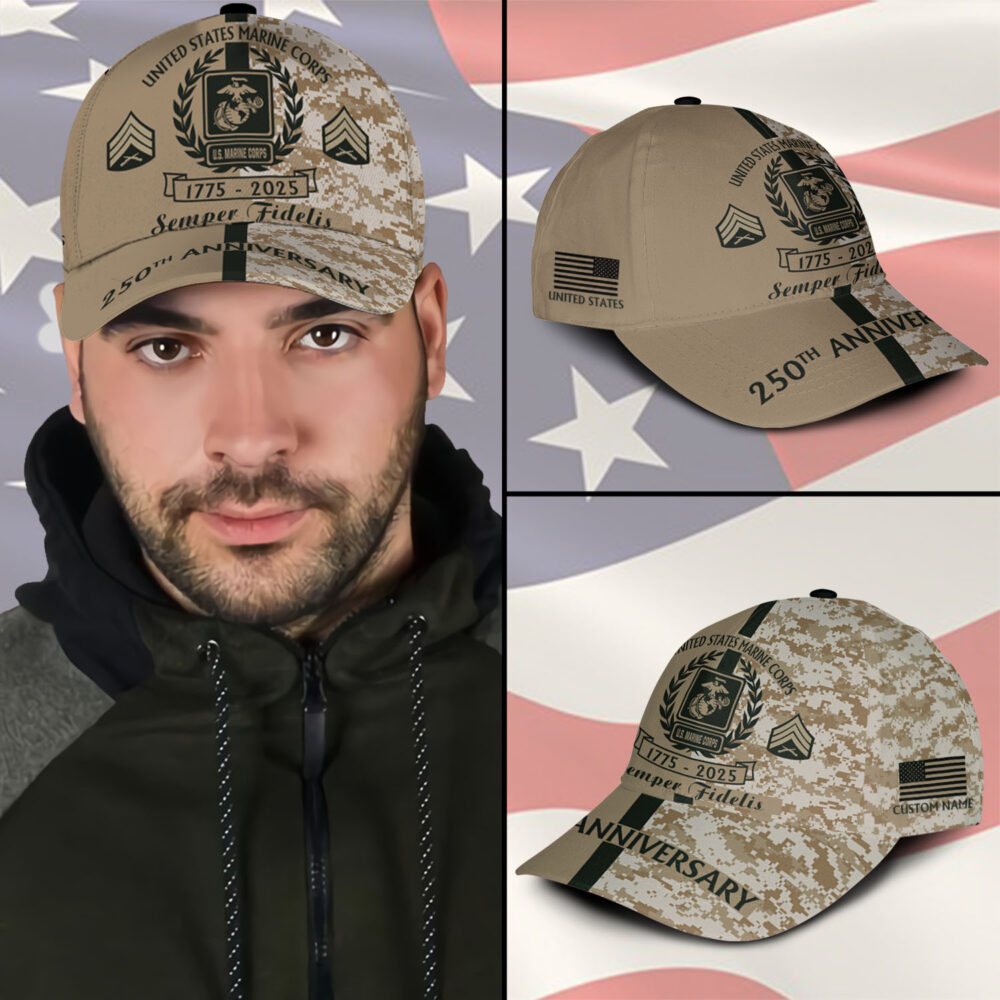 US Marine Corps, E 2 Marines Private First Class - Classic Cap - Image 3