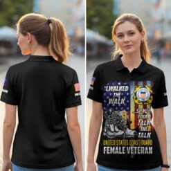 US Coast Guard, No One Fights Alone - Women Polo Shirt