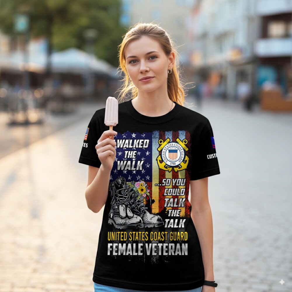 US Coast Guard, All Gave Some, Some Gave All - Women T-Shirt - Image 2