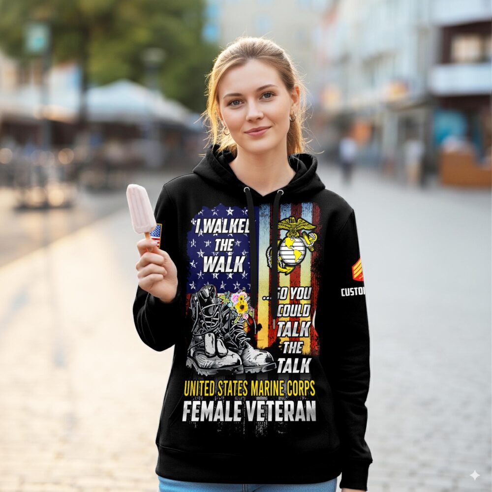 US Marine Corps, First to Fight - Women Hoodie - Image 2