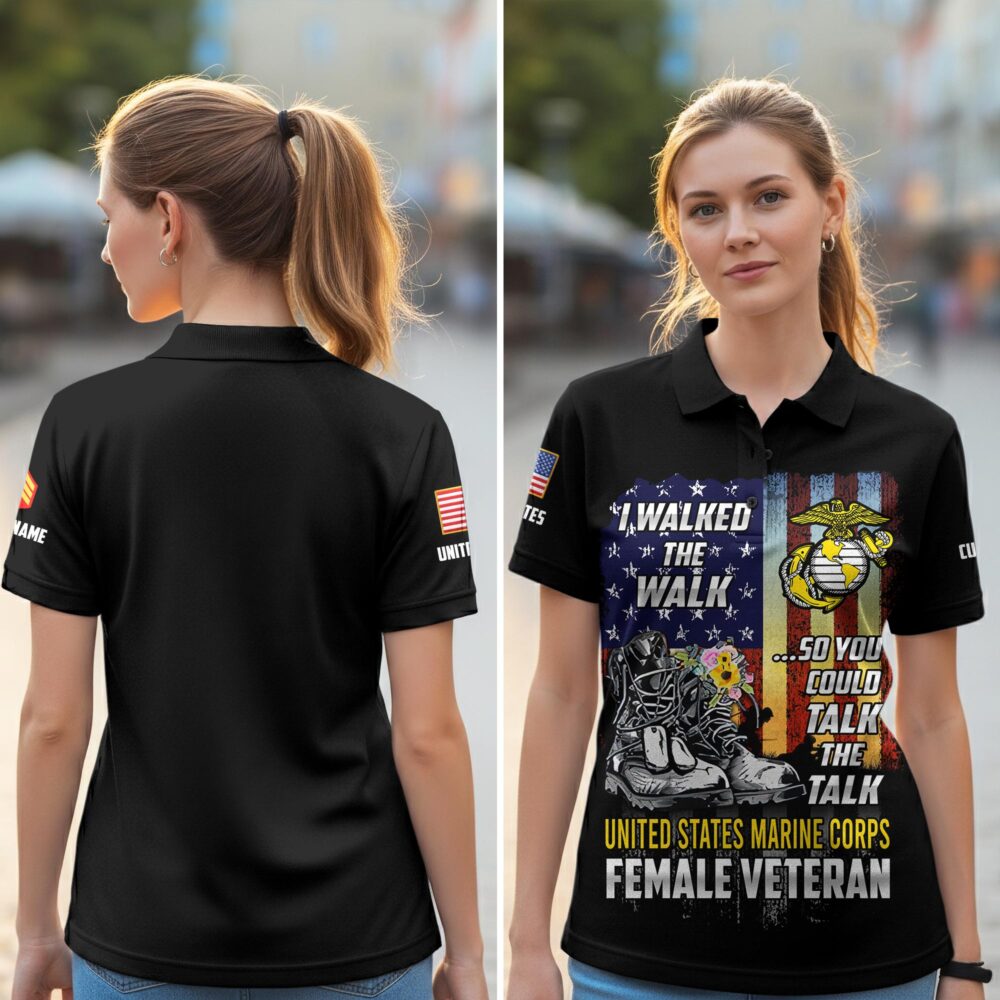 US Marine Corps, Once A Marine, Always A Marine - Women Polo Shirt