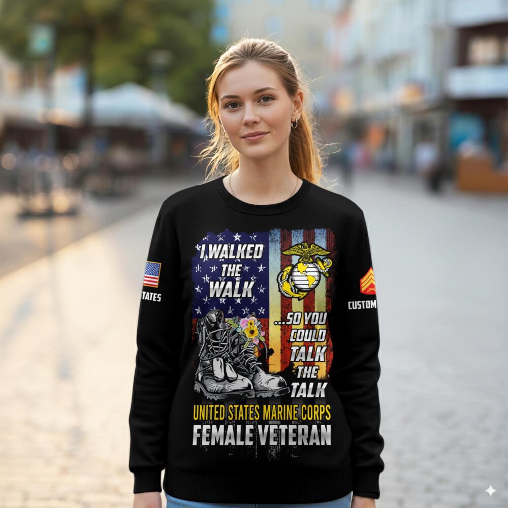 US Marine Corps, Freedom Isn't Free - Women Sweatshirt - Image 2