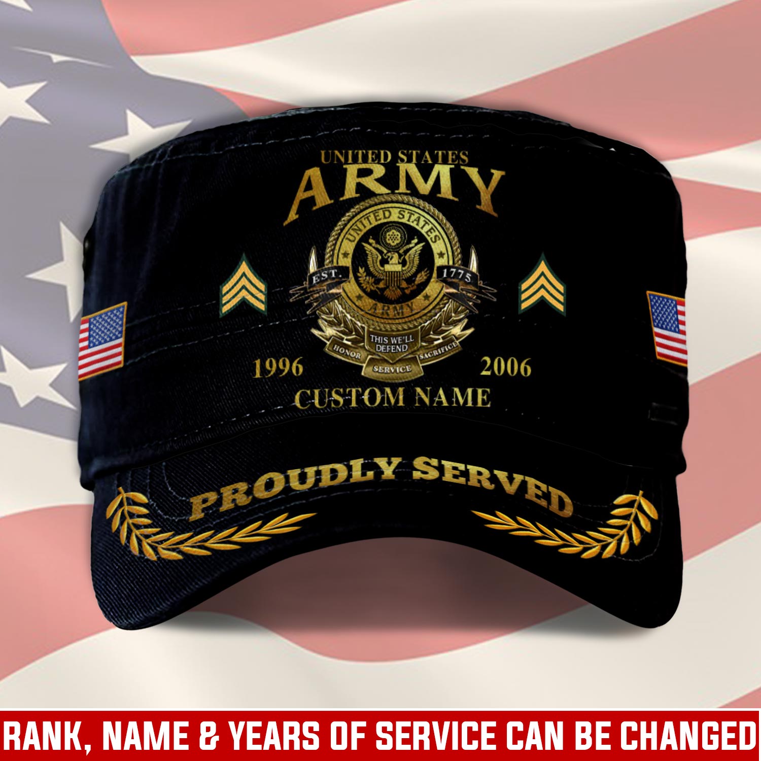 US Army, Freedom Over Fear - Military Cap