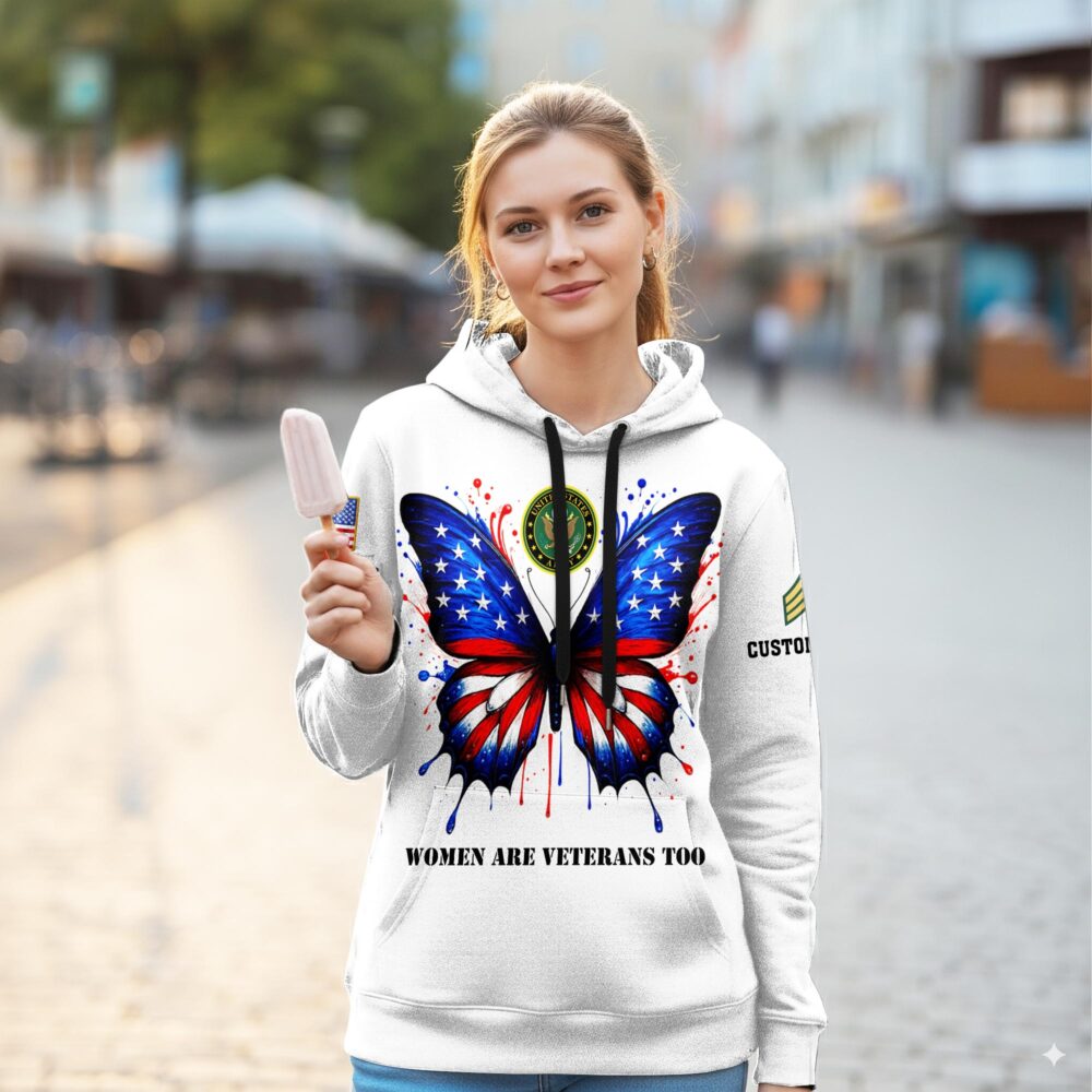 US Army, O 5 Army Lieutenant Colonel - Women Hoodie - Image 2