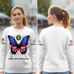 US Army, Honoring All Who Served - Women Sweatshirt