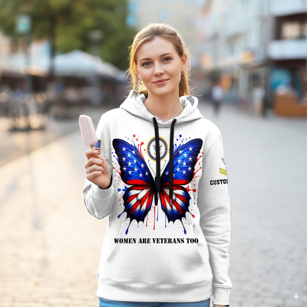 US Navy, Semper Fortis - Women Hoodie - Image 2