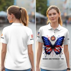 US Marine Corps, Never Retreat, Never Surrender - Women Polo Shirt