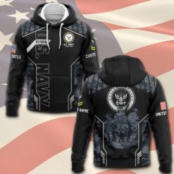 US Navy, Honor, Duty, Service - Hoodie