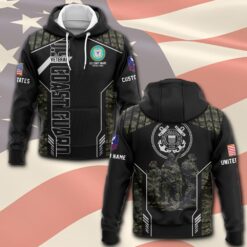 US Coast Guard, E 4 Red - Hoodie