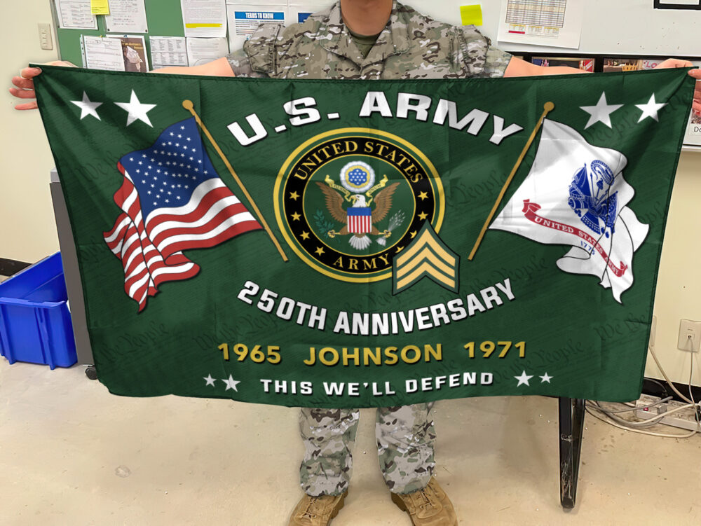 US Army, E 7 Army Sergeant First Class - Flying Flag 2×3 Feet(60×90 Cm) - Image 2