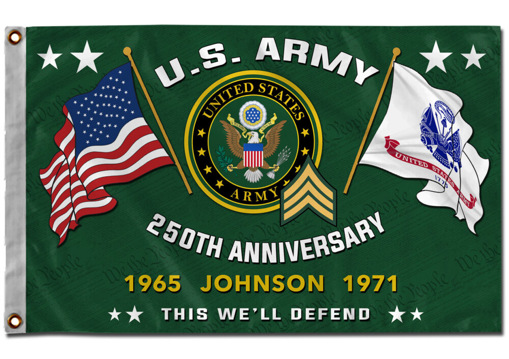 US Army, E 7 Army Sergeant First Class - Flying Flag 2×3 Feet(60×90 Cm) - Image 3