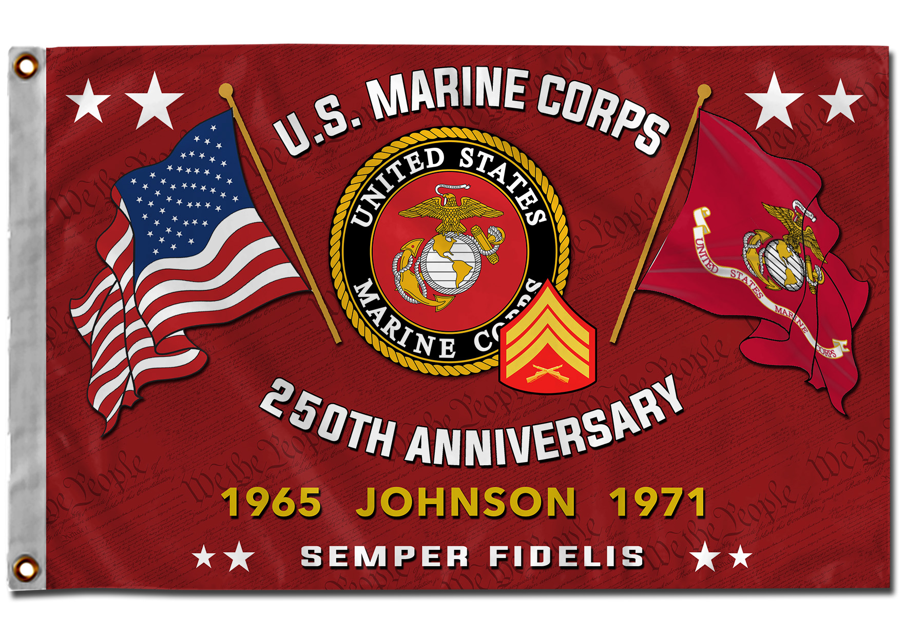 US Marine Corps, Freedom Isn't Free - Flying Flag 4×6 Feet(123×183 Cm) - Image 3