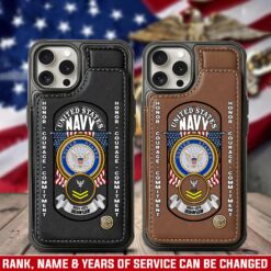 US Navy, Freedom Isn't Free - Leather Flip Phone Case