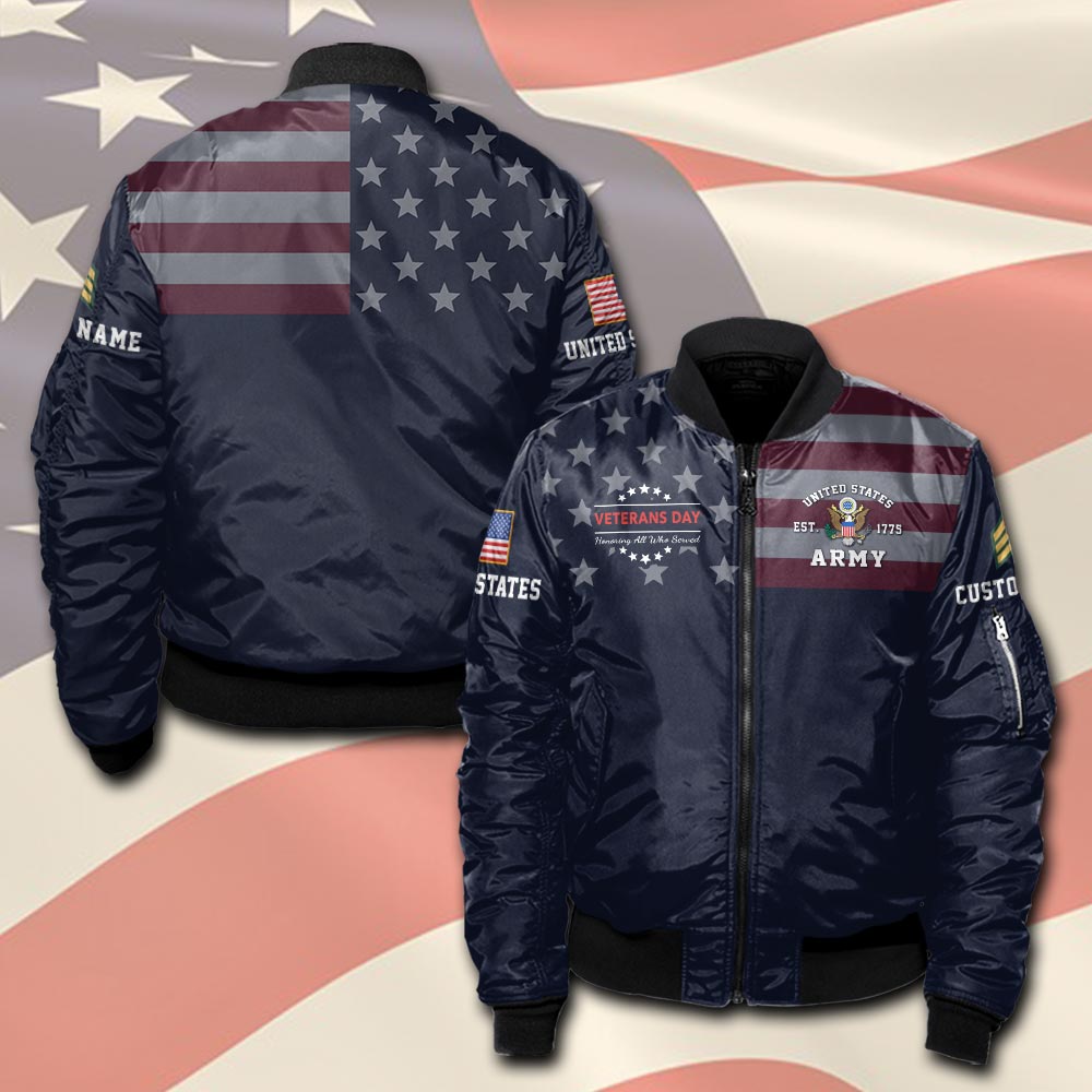 US Army, E 5 Army Sergeant - Bomber Jacket