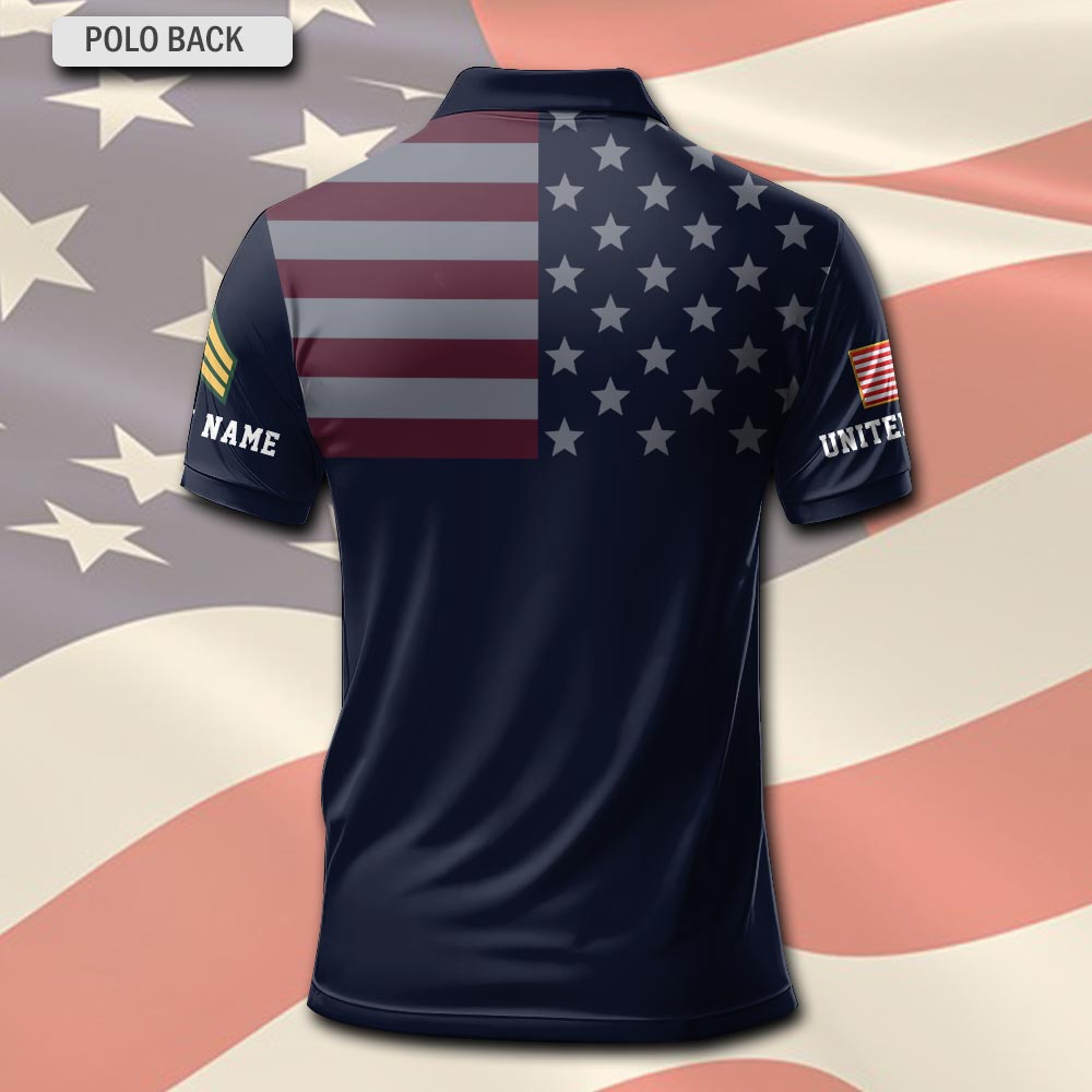 US Army, Freedom Over Fear - Polo Shirt - Image 3