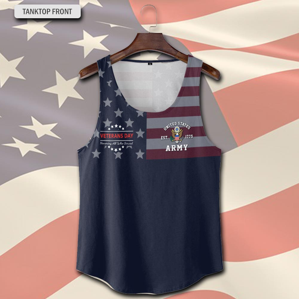 US Army, Freedom Over Fear - Tank-Top - Image 2