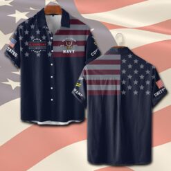 US Navy, Proud To Have Served - Short Sleeve Button Shirt