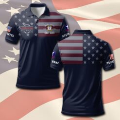 US Coast Guard, E 5 Red - Polo Shirt