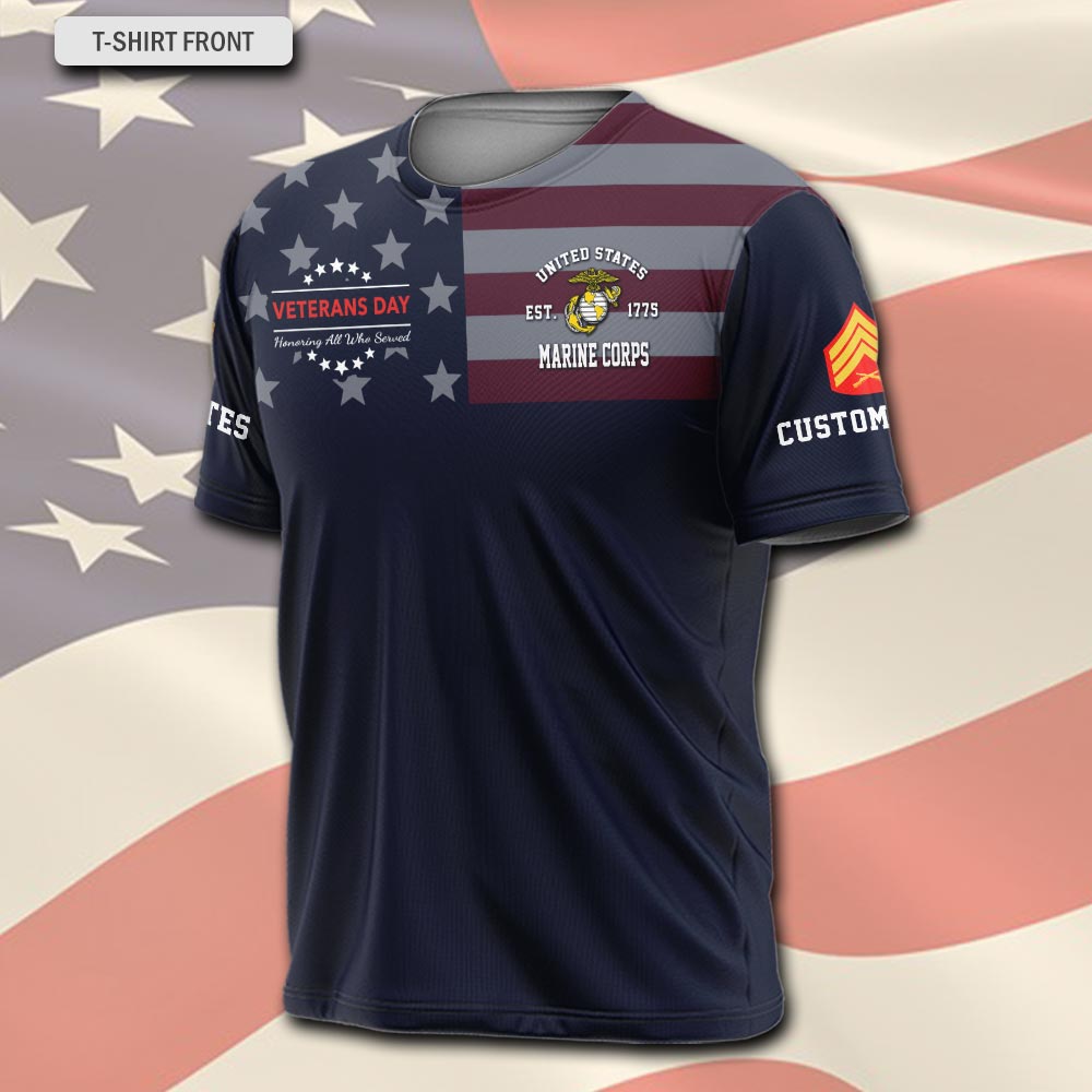 US Marine Corps, O 4 Marines Major - T-Shirt - Image 2