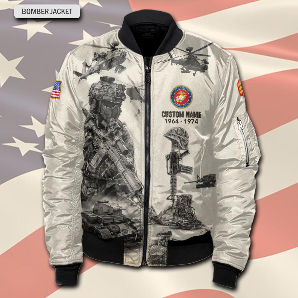 US Marine Corps, Life And Pride - Bomber Jacket - Image 2