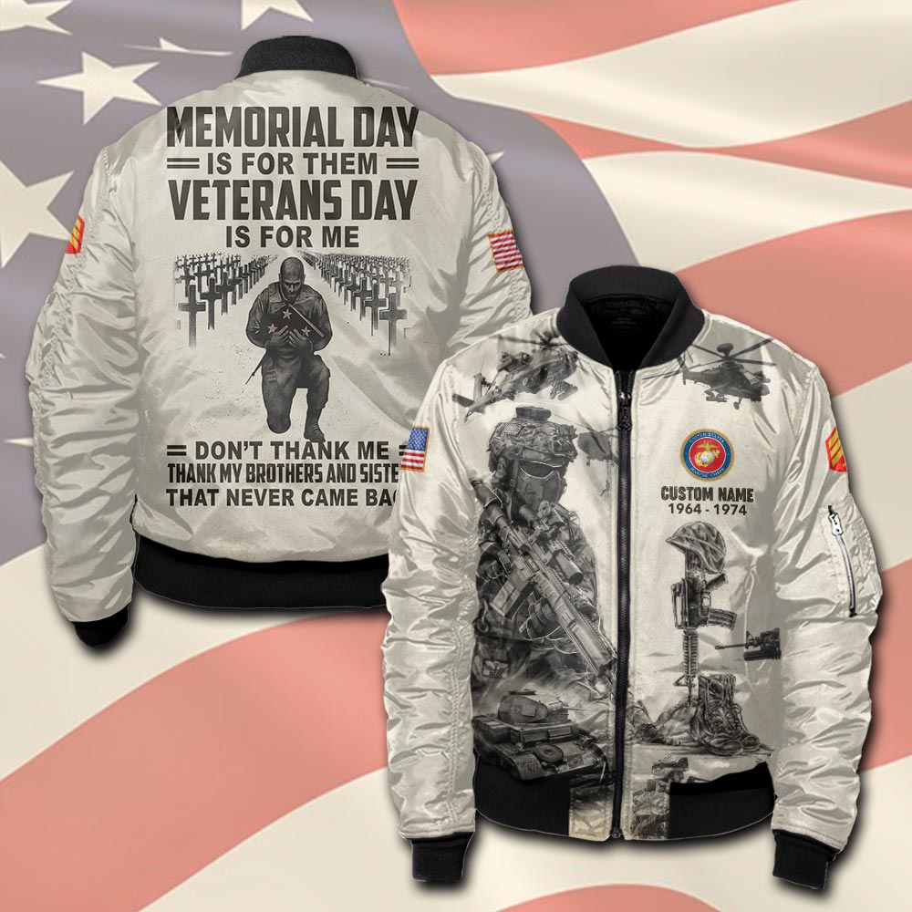 US Marine Corps, Life And Pride - Bomber Jacket