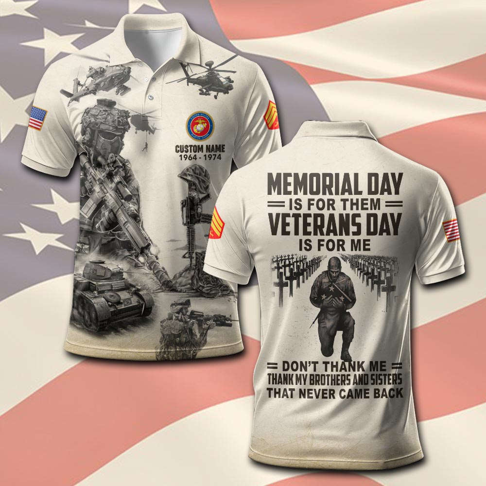 US Marine Corps, Duty, Honor, Country - Polo Shirt