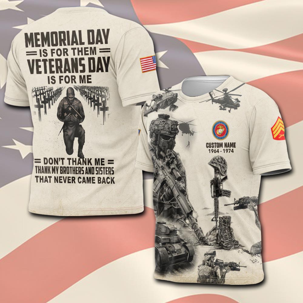 US Marine Corps, E 5 Marines Sergeant - T-Shirt