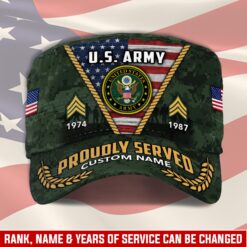 US Army, Honor, Duty, Service - Military Cap