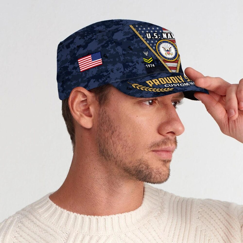 US Navy, E 7 Gold - Military Cap - Image 3