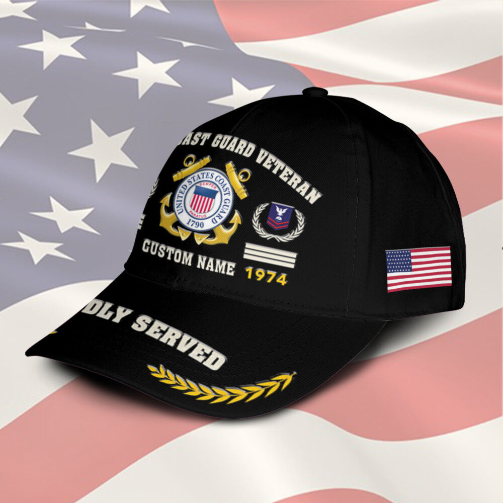 US Coast Guard, Thank a Veteran - Classic Cap - Image 2
