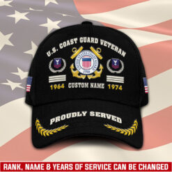 US Coast Guard, Thank a Veteran - Classic Cap