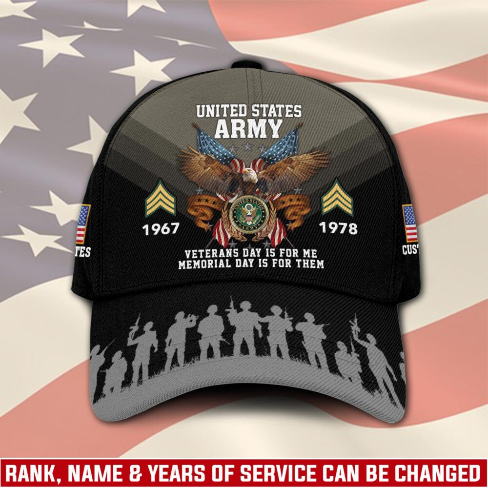 US Army, American By Birth, Veteran By Choice - Classic Cap