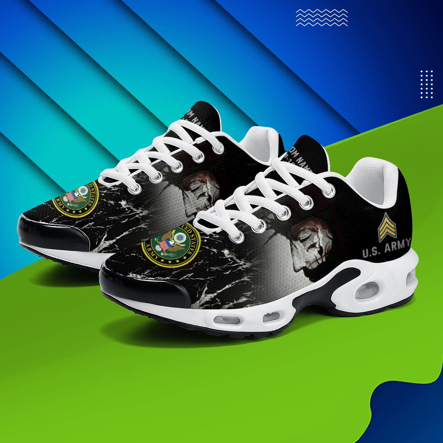 US Army, E 6 Army Specialist - Air Max Plus Shoes - Image 3