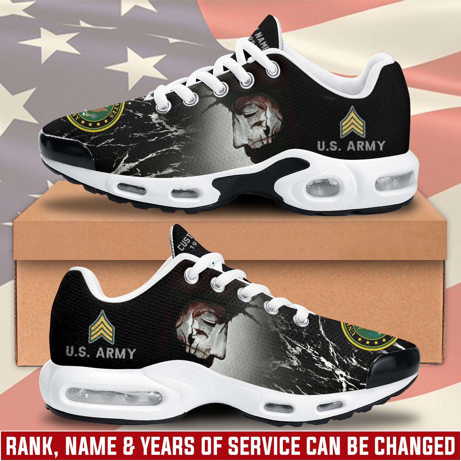 US Army, E 6 Army Specialist - Air Max Plus Shoes