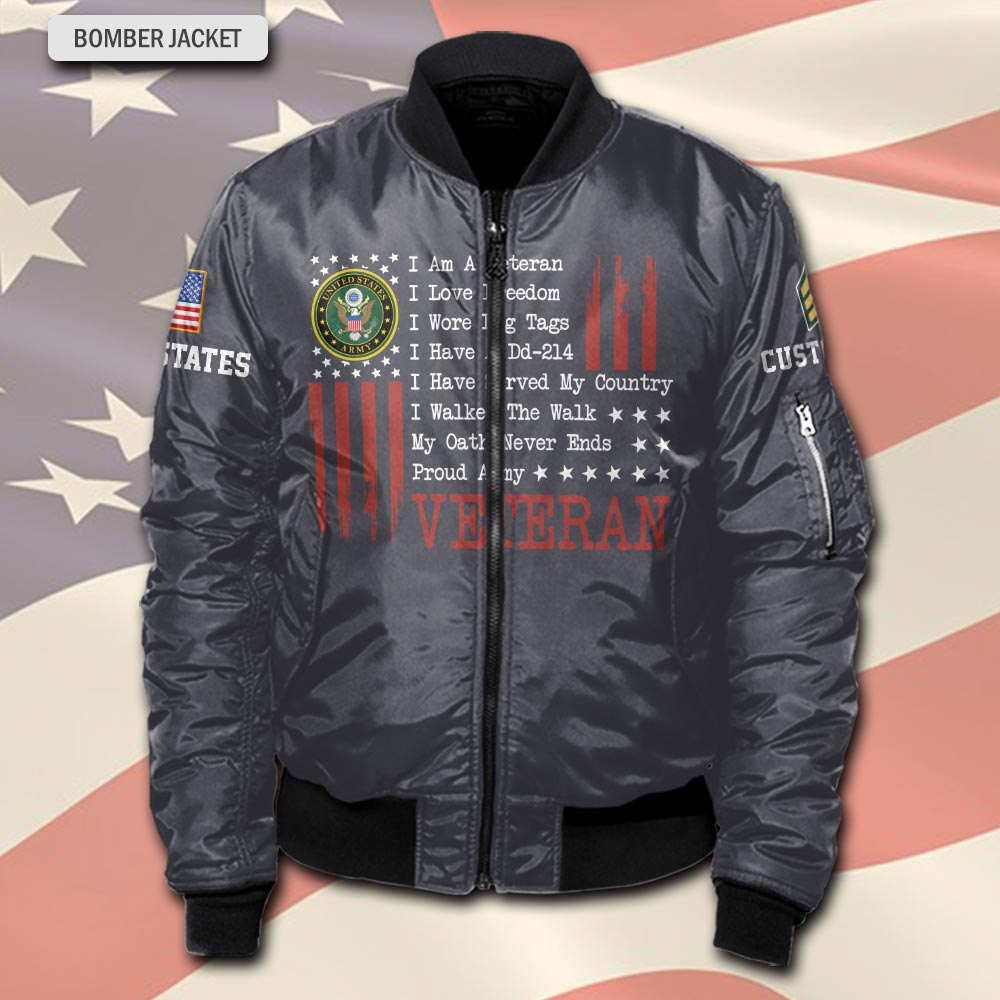 US Army, E 4 Army Corporal - Bomber Jacket - Image 2