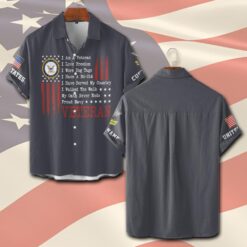 US Navy, I Walked The Walk - Short Sleeve Button Shirt