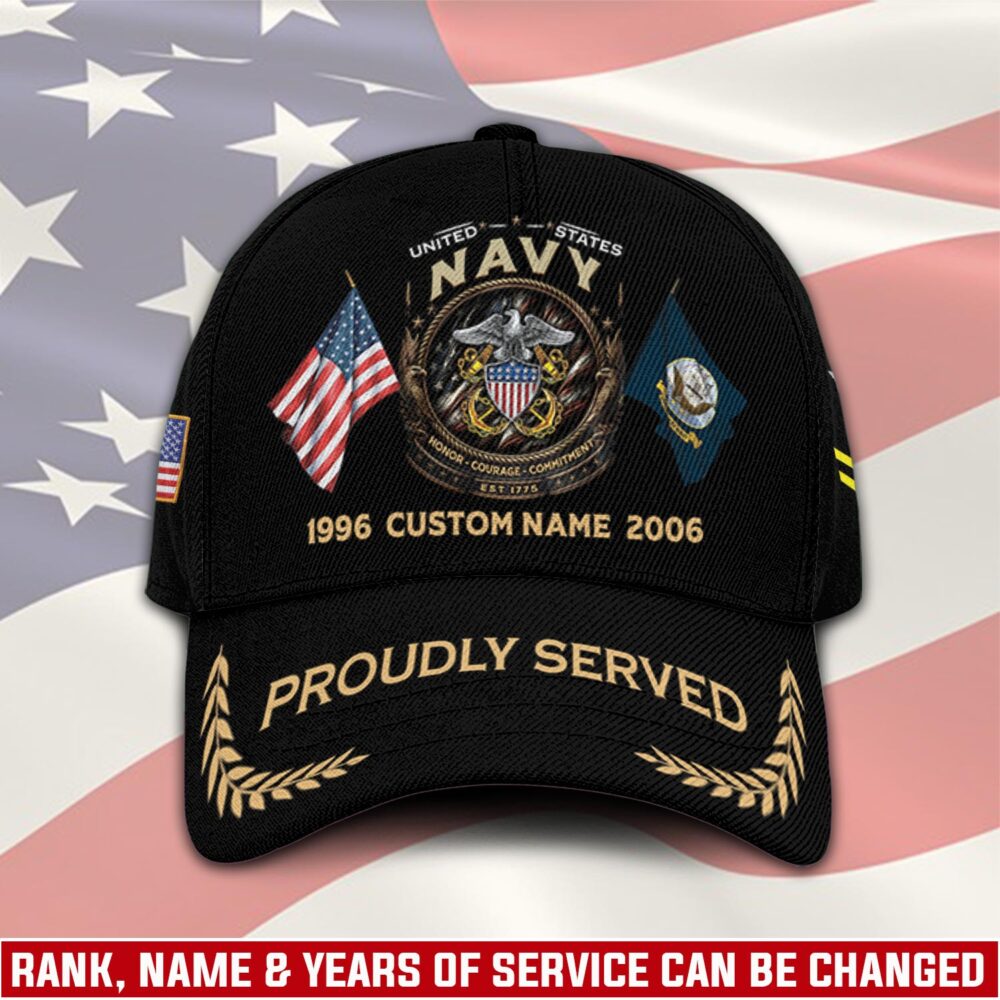 US Navy, Duty, Honor, Country - Classic Cap